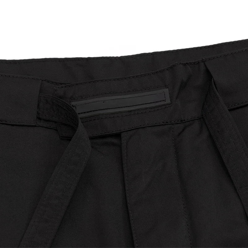 Description Picture 6 of itemButton Brewed Overalls Ribbon Casual Pants Trousers High Street Sports Pants Men Trendy Unique Hip Hop Pants Fashion Good Match