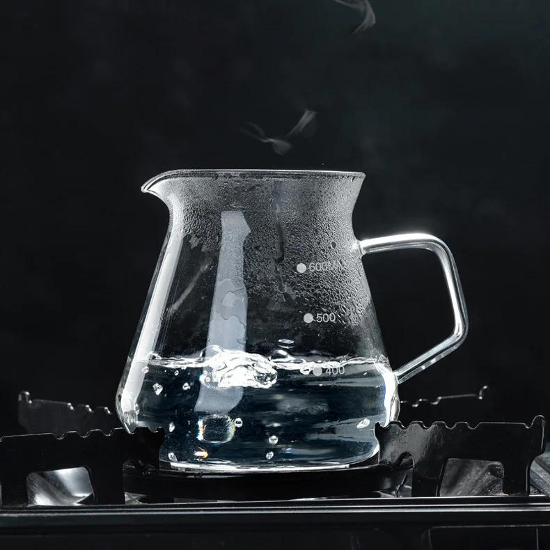 Description Picture 6 of item400ml 600ml Coffee Server Pour Over Glass Range Dripper 01 02  Heat Resistant Coffee Kettle Brewer Drip Coffee Share Pot