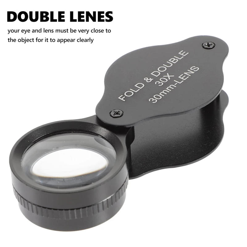 Description Picture 5 of item30x Jeweler Magnifying Glass Watchmaker Loupe For Repair Watch Jewelry Magnifier Reading Glasses 30mm Hand Eye Magnifiers
