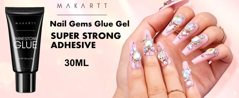 Description Picture 4 of itemMakartt Nail Rhinestone Glue with 3D Nail Gel Kit, Nail Charm Glue Super Strong Gel Nail Glue for Nail, 3D Sculpting Gel