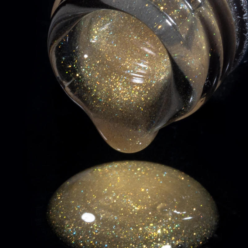 Description Picture 5 of itemKODIES GEL 15ML Gel Nail Polish Glitter Top Coat No Wipe 2 IN 1 UV Mermaid Holo Laser Gold Topcoat Hybrid Varnish for Manicure