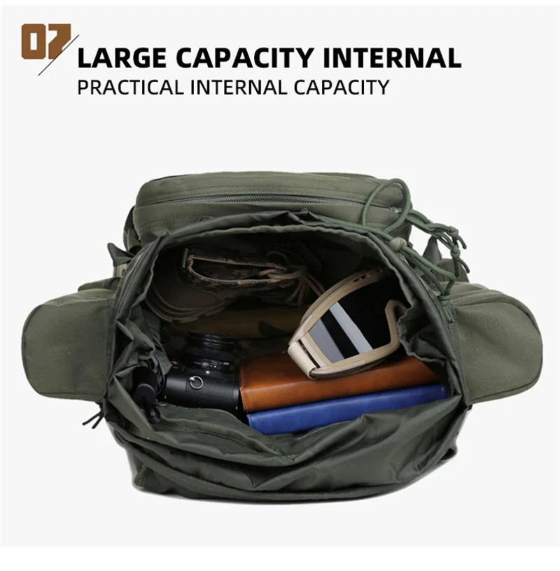Description Picture 4 of itemLarge Climbing Backpack Camping Mountaineering Bag Men Travel Hiking Multifunction Tactical Shoulder Molle Luggage Backpacks