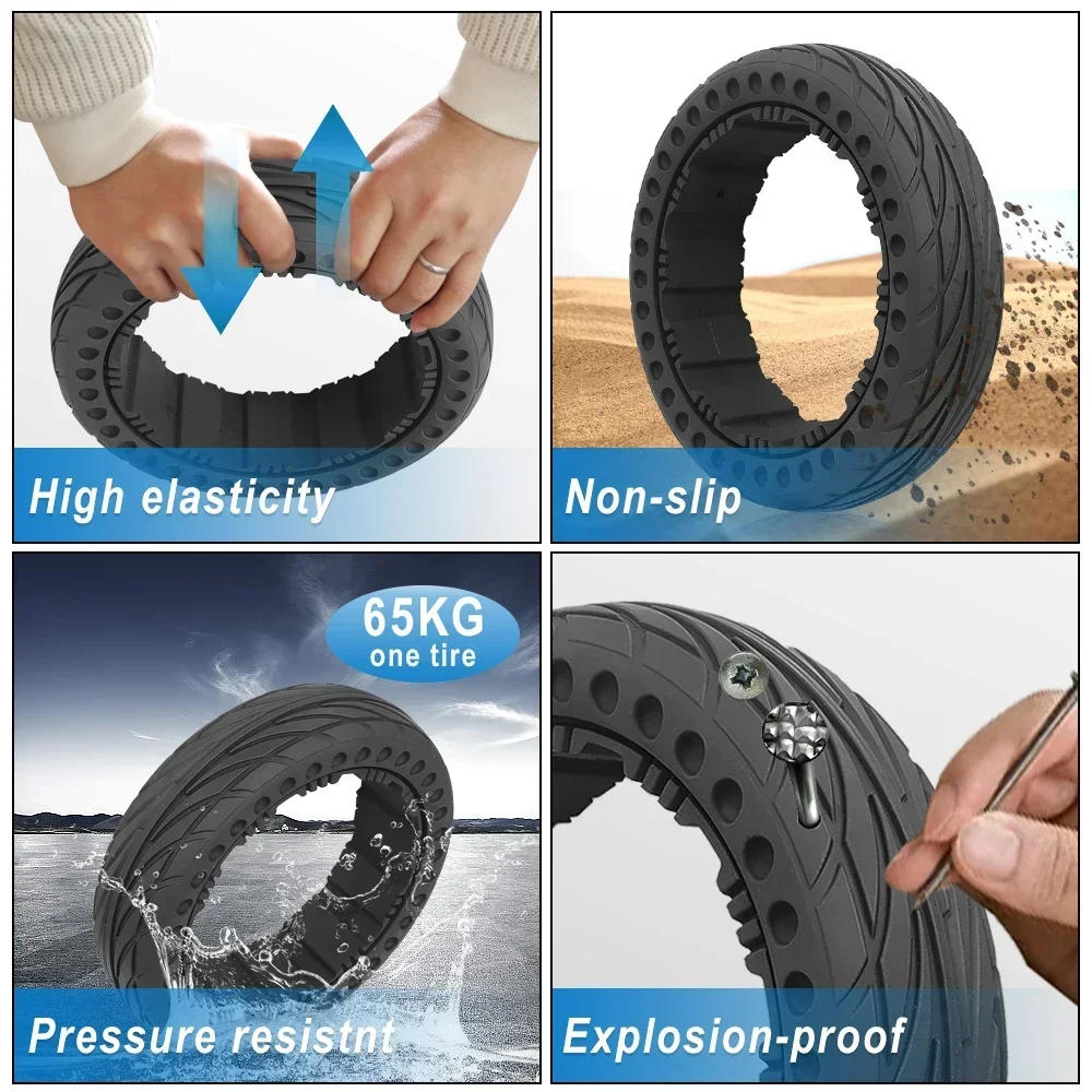 Description Picture 5 of itemSolid Tyre 10-2.75 Solid Tyre For Ninebot by Segway GoKart Pro S Max Self Balance Scooter Comfortable Tire Accessories