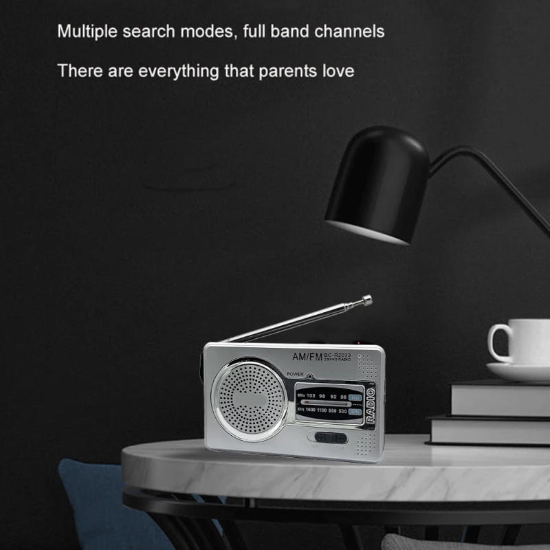 Description Picture 6 of itemAM FM Music Player Dual Band HiFi Music Player Elder Radio Battery Powered Elder Pointer Radio 3.5mm Jack Telescopic Antenna