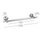 Silver Towel Bar