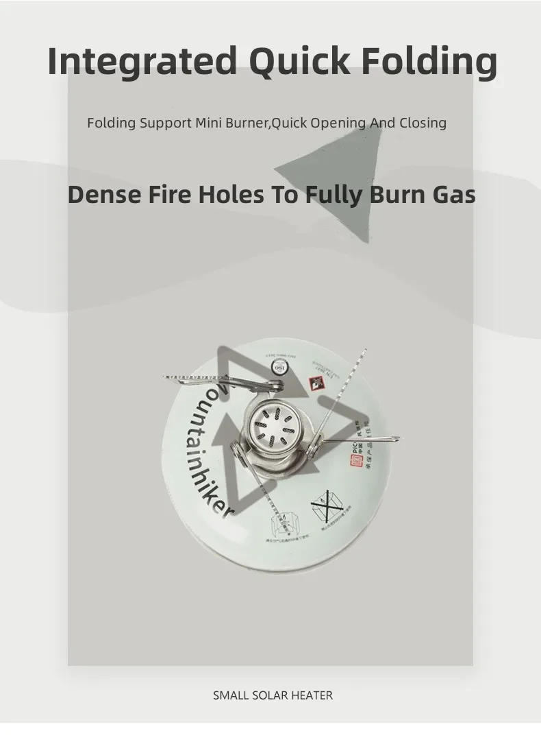 Description Picture 3 of itemMOUNTAINHIKER Camping Tourist Burner Big Power Mini Gas Stove Cookware Folding Portable Outdoor Picnic Barbecue Survival Furnace