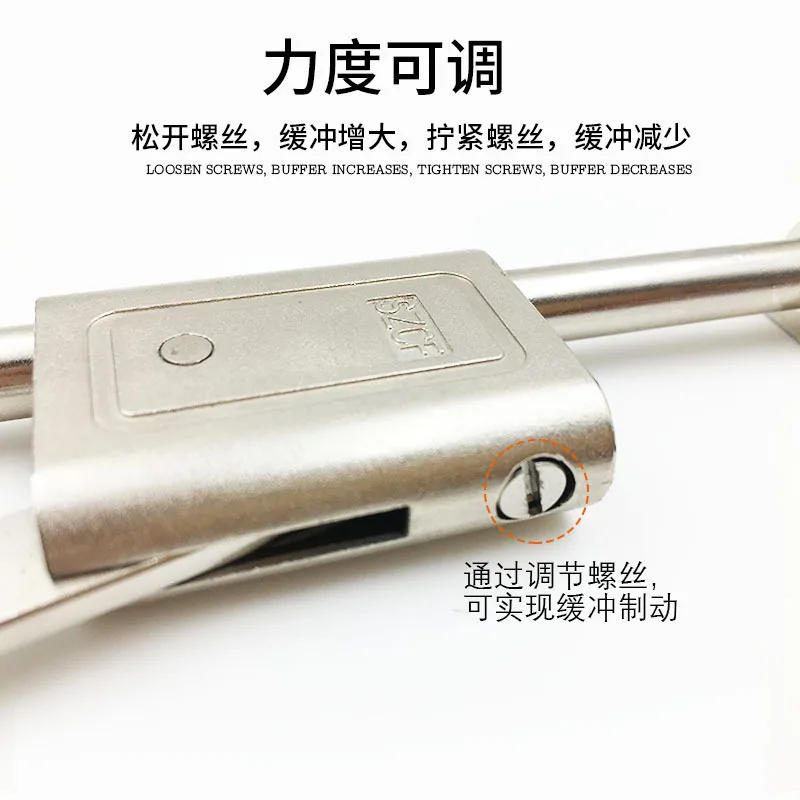 Description Picture 4 of item1Pcs  Cupboard Cabinet Flap Down Door Stay Drop Lid Sliding Rail Bar Reversal Side Mount