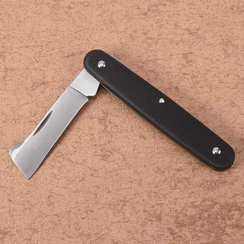Description Picture 2 of itemStainless Steel Grafting Gardening Knife Plastic Single Opening Foldable Multi-Functional Plant Trimming Tool Accessories