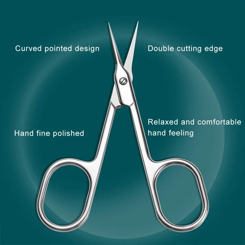 Description Picture 4 of itemNail Cuticle Scissors Sharp Curved Trimmer Dead Skin Remover Manicure Clipper Pedicure Cutter Professional Nail Art Tools