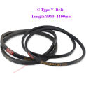 1Pcs C3950/4000/4050-4400mm C Type V-Belt Black Rubber Triangle Belt Industrial Agricultural Mechanical Transmission Belt