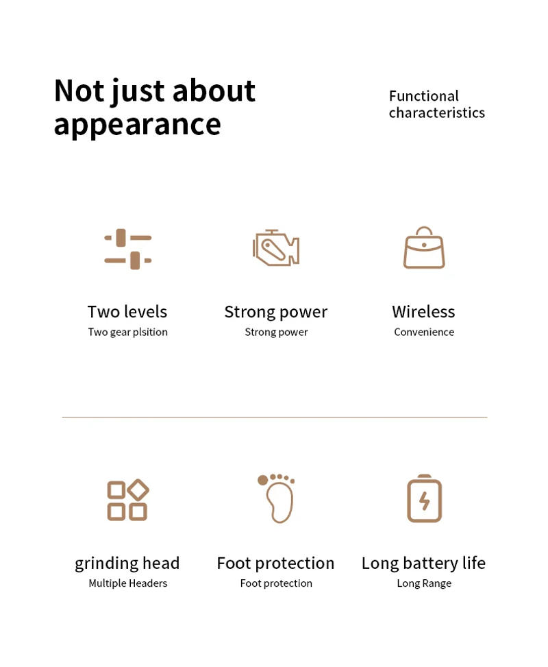 Description Picture 3 of itemFoot Beauty Machine Electric Foot Grinder Automatic Foot Callus Rubbing Pedicure Dead Skin Callus Remover for Foot Rechargeable