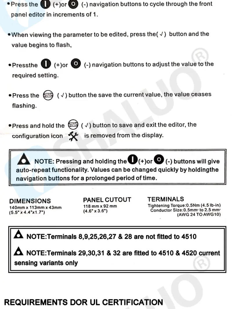 Description Picture 5 of item4520 Replace Original DSE4520 MKII Diesel Generator Controller Panel Genset Auto Mains Failure Control Module Generator Parts