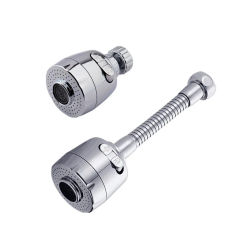 360 Rotation Faucet Sprayer Stainless Steel Kitchen Faucet Aerator Extended Hose Faucet Nozzle Splash Bubbler Water Saving 1pcs