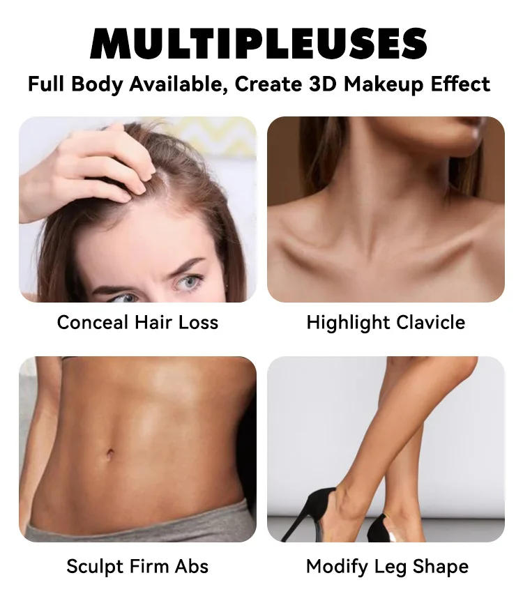 Description Picture 5 of itemFace Contour Bronzer Stick Face Brighten Highlighter Bar Shimmer Highlighter Blush Stick Concealer Cream Makeup Tool Cosmetics