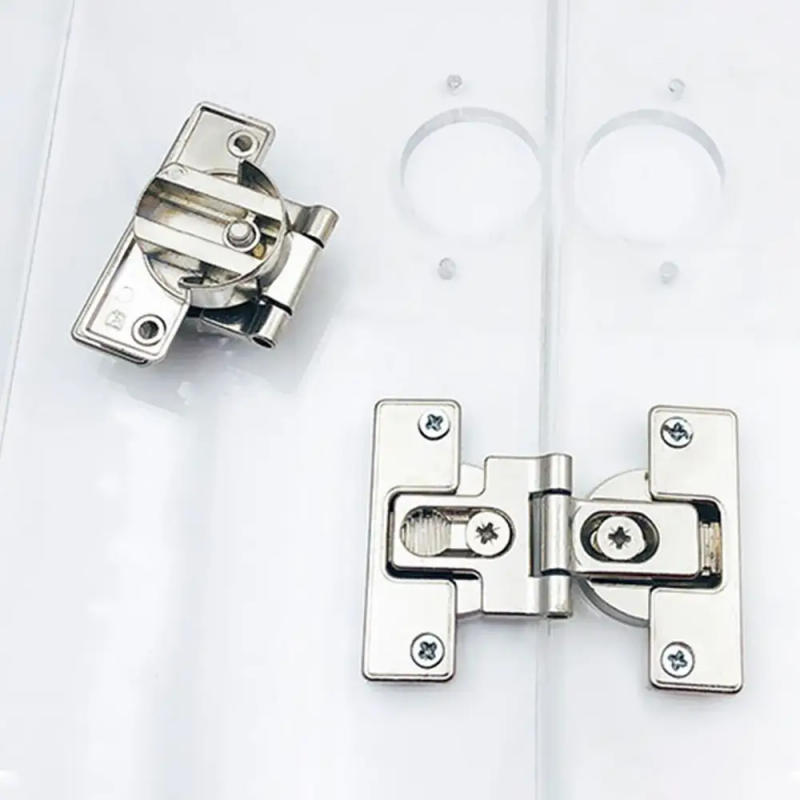 Description Picture 5 of itemZinc Alloy Cabinet Door Flap Invisible 180 Degrees Folding Hinges Self-Supporting  Hinge