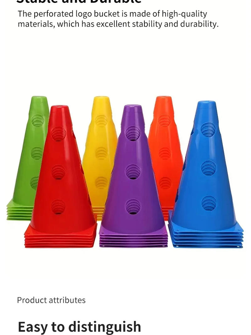 Description Picture 3 of itemDurable Soccer Training Cones Set for Agility Drills and Field Marking - Perfect for Football and Basketball Practice