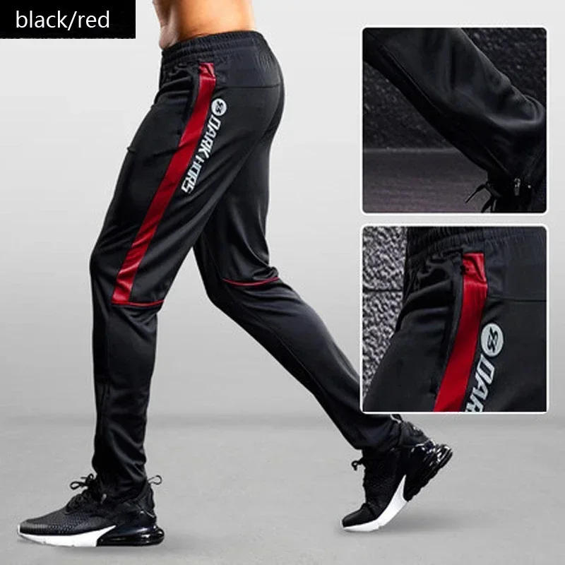 Description Picture 6 of itemMen Sport Pants Running Pants With Zipper Pockets Soccer Training Jogging Sports Trousers Fitness Football Leggings Sweatpants