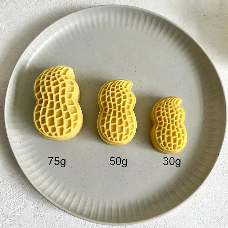 Description Picture 4 of item30g 50g 75g Mini Peanut Shape Moon Cake Mold Cookie Cutter Frame Creative Cake Crisp Pastry Dessert Baking Accessories Gadgets