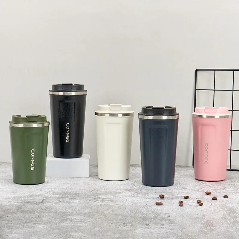 Description Picture 3 of itemIntelligent Vacuum 304 Stainless Steel Coffee Cup Office Business Portable Tea Cup Insulation Cold And Hot Travel Fitness Mug