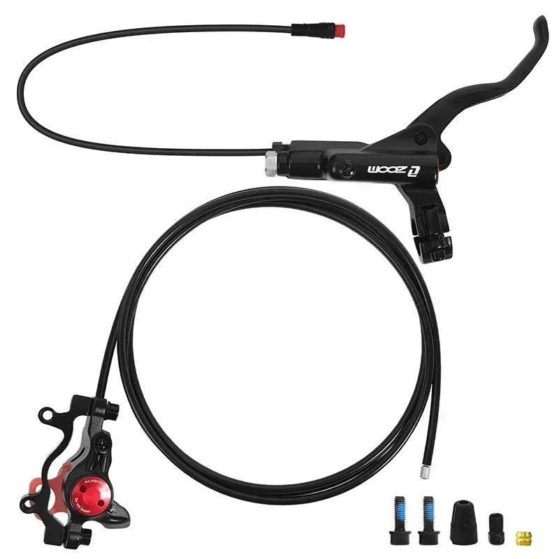 Description Picture 4 of itemZOOM 2 Piston E-Bike Hydraulic Disc Brakes Front Rear Power-Off Bicycle Hydraulic Disc Brakes Left Front Right Rear Bike Parts