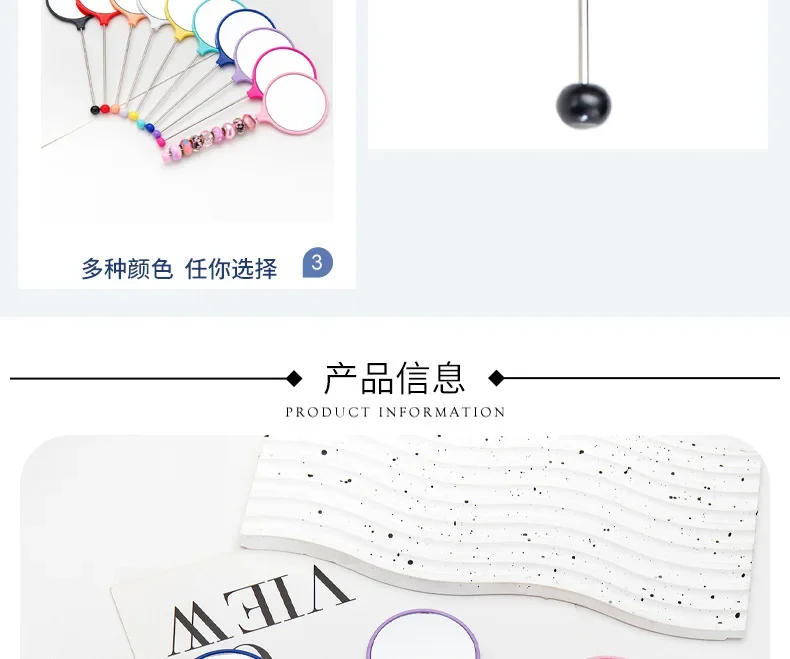 Description Picture 6 of item30pcs DIY Beaded Mirror Portable Beadable Bliss Home Decor Wedding Favors Gift for Guests Party Favors for Kids Birthday