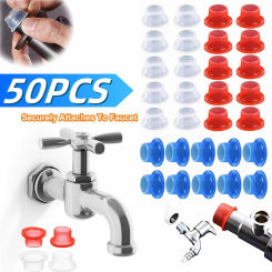 Faucet Leak-Proof Sealing Gasket Silicone Raw Belt Triangle Valve Rubber Washer Faucet Threaded Pipe Hose Prevent Dripping Plug