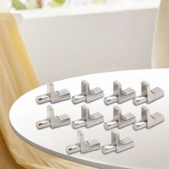 Brand New Shelf Support Pegs Shelf Bracket Replacement Silver/black Small 10 Pieces 3*2*1cm For Shelves Supplies