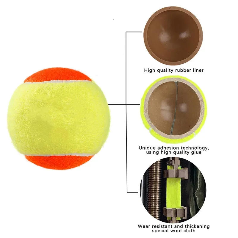 Description Picture 6 of itemBeach Tennis Balls 50% Standard Pressure Soft Professional Tennis Paddle Balls for Training Outdoor Tennis Accessories