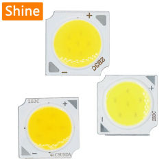10pcs 3W/5W/7W/10W LED COB Light Beads 1313mm6500K/4000K/3000K LED lamp Bead LED Bulb Chip Spot Light Downlight Diode Lamp