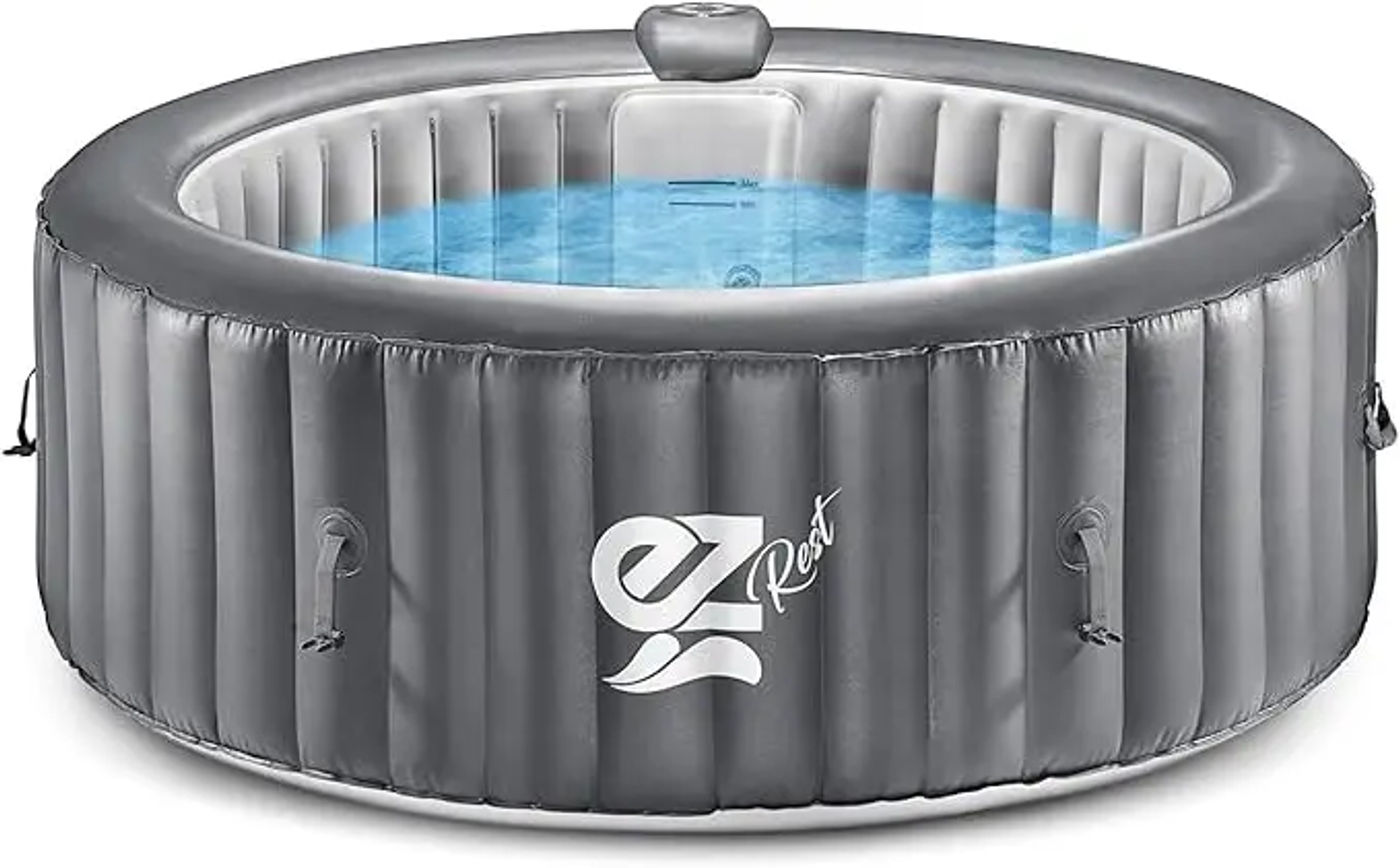 Description Picture 6 of itemSimpleSpa Bubble Massage Inflatable Round Hot Tub Relaxing Outdoor Water Spa with Soothing Jets Insulated Cover
