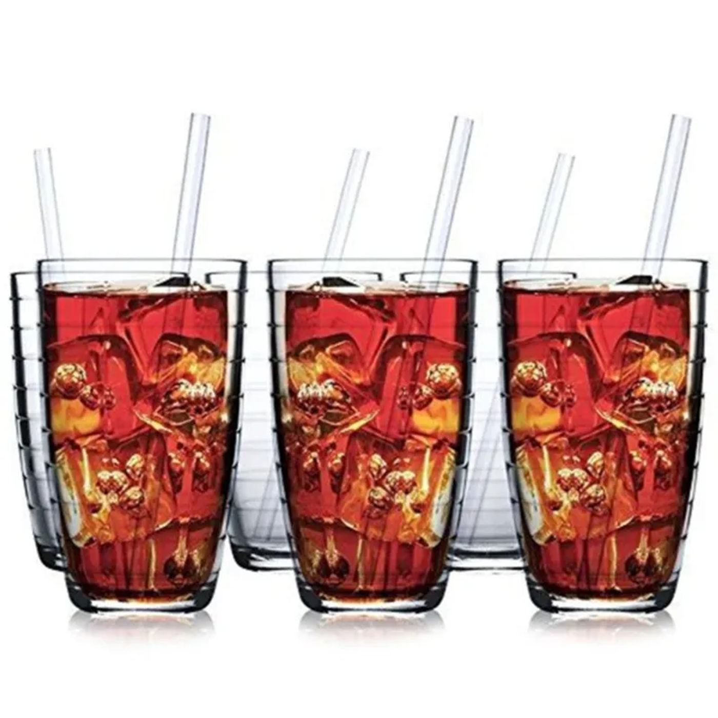 Description Picture 6 of itemHigh Borosilicate Glass Straws Reusable Eco-Friendly Transparent Straw Smoothie Cocktail Bar Accessories With Brushes