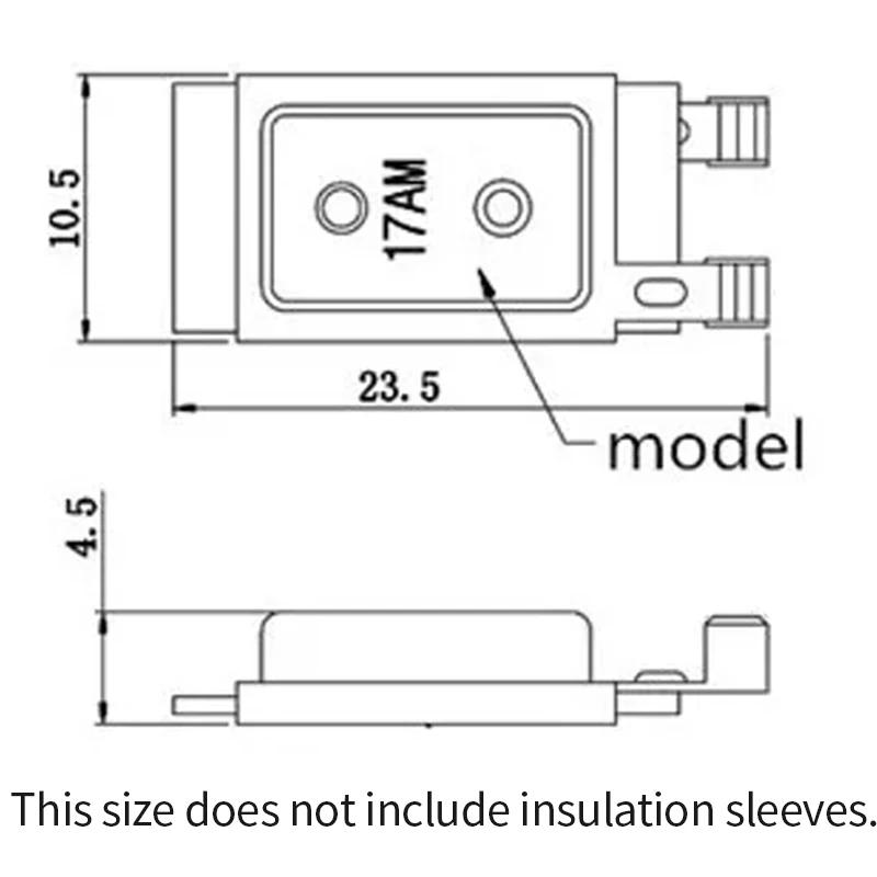 Description Picture 4 of item1/2/5/10PCS 17AM 60-180C 17AM019A5 Normally Closed 10A Overheat Protector Motor Power Temperature Switch Automatic reset Switch