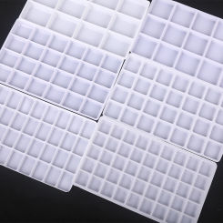 Wholesale 10 pcs variety specifications diy crystal glass nail art diamond decoration plastic storage box blister trays
