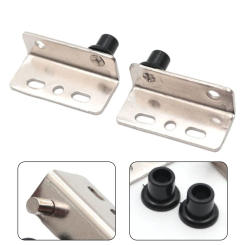 2pcs 40x18mm Silver CT Corner Code Heavy Duty Concealed Swivel Shaft Hinges Iron Hinges For Wooden Doors Cabinets Wardrobes