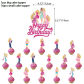 17pcs cake topper