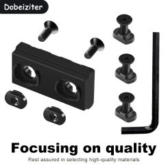 10Pcs M-LOK Screw and Nut Replacement Rails T-Nut Screw Replacement Set for MLOK Handguard Rail Sections Hunting Gun Accessories