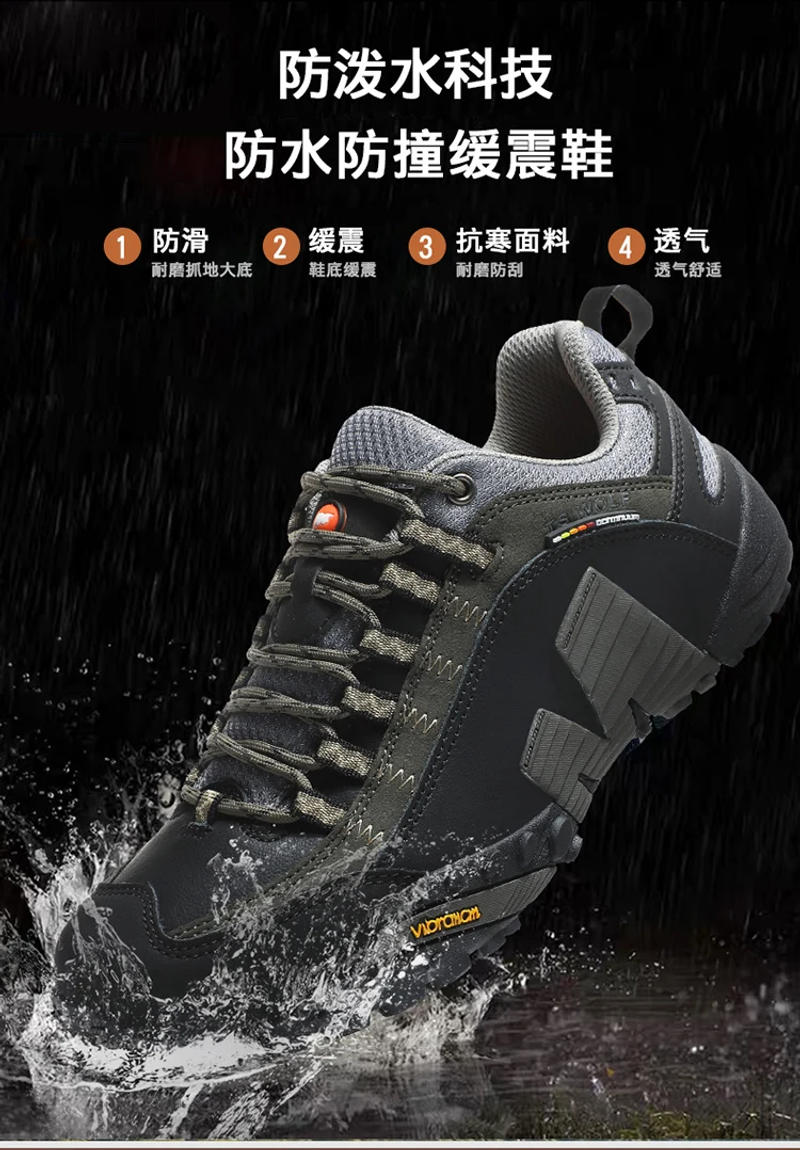 Description Picture 5 of itemMerrell Winter Genuine Leather Shoes Outdoor Shoes Men's Mountaineering Shoes Women's Waterproof and Anti slip Couple Hiking