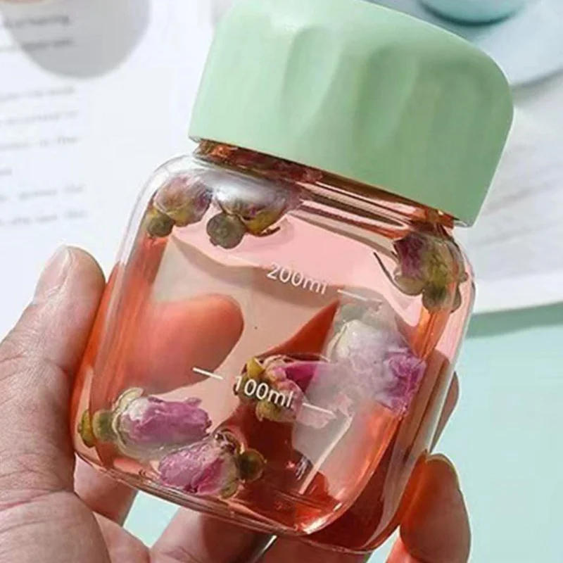 Description Picture 6 of item300ml Small Water Bottle Plastic Portable Leakproof Mug Juice Milk Drinking Cup with Scale Suitable for Outdoor Kitchen School