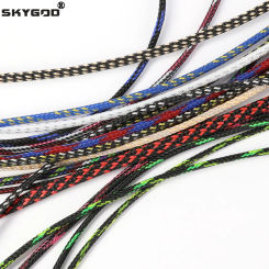 1~50M PET Braid Sleeve High Density 2mm Insulated Expandable Cable Wrapping Sheath Protector Braided Wires Organizer