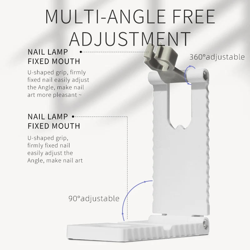 Description Picture 3 of itemLULAA UV Nail Lamp Stand Foldable Mini Nail Light Stand Drying Gel Nails Polish for Gel Nail Dryers Stand Home Salon Manicure