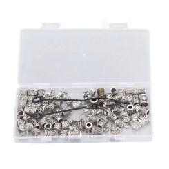 Braid Hair Ring Accessories Multiple Shapes Hollow Silver Hair Braid Rings Hair Decoration Alloy Cuff for Wig for Party