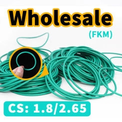 Thickness CS1.8/2.65mm FKM Green O-ring FPM fluorinerubber sealing gasket elasty rubber washer ring wholesale Free Shipping