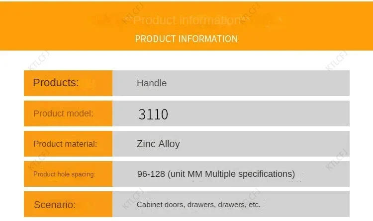 Description Picture 4 of itemZinc Alloy French Minimalist Cabinet Handle Light Luxury American Cabinet Drawer Gold Black Coffee Door Handle