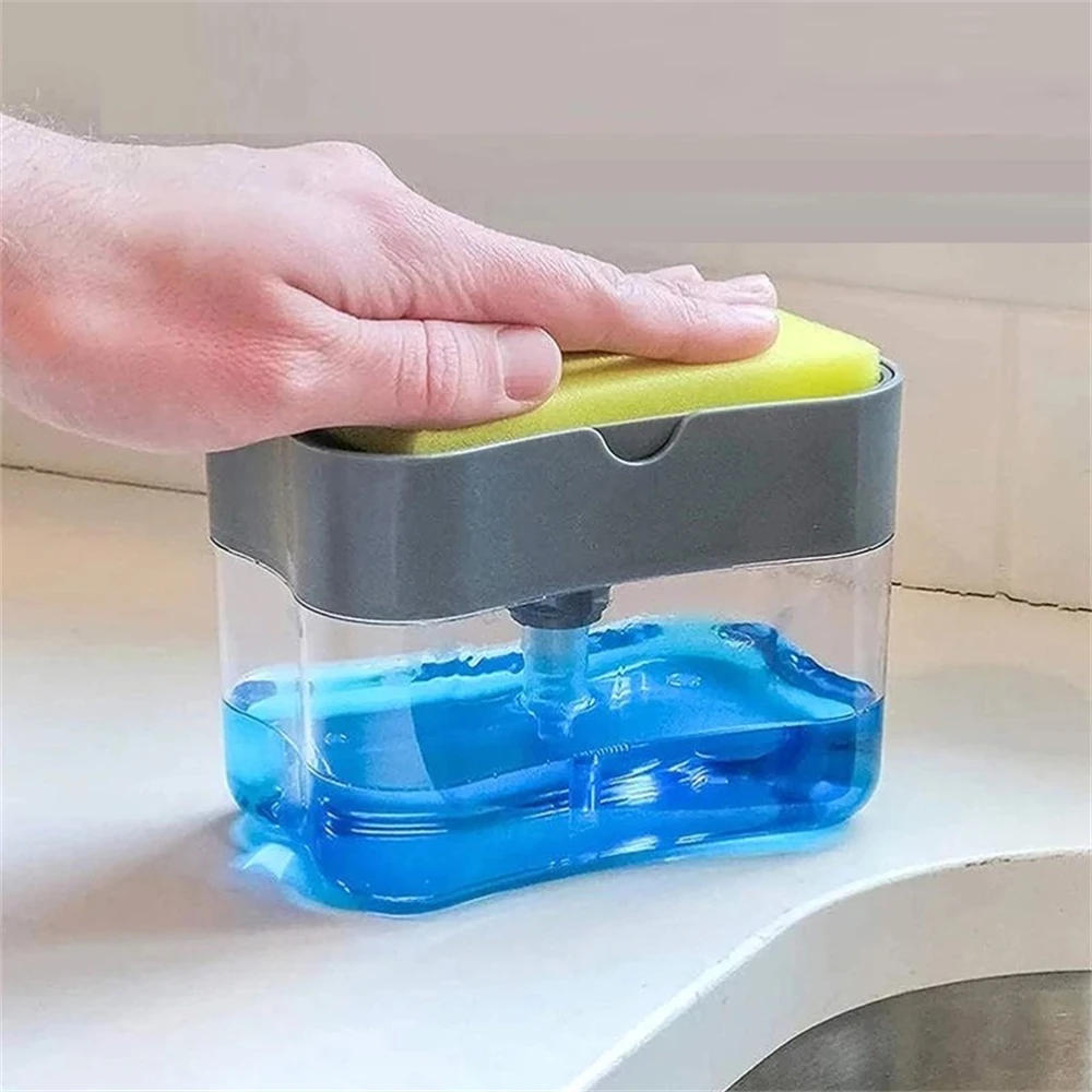 Description Picture 2 of itemKitchen Detergent Press Portable Soap Dispenser Pak Clean Cloth Dishwashing Pot Soap Dispenser Cleaning Tool