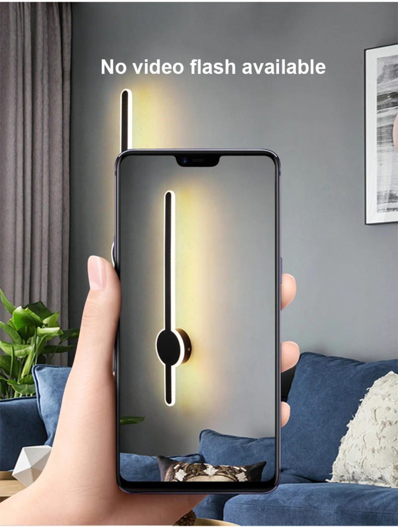 Description Picture 5 of itemMinimalist linear Wall Sconces Bedside Lighting Fixtures Mirror Vanity Mounted Lamp for Home Indoor Bedroom Living Room Corridor