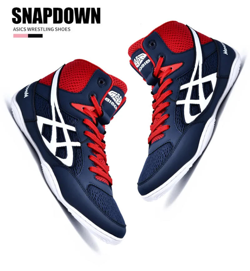 Description Picture 4 of item2023 Professional Boxing Shoe Competition Training Men's Wrestling Shoes Fighting Fighting Sanda Weightlifting Squat Shoes