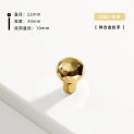 Diamond Cut Cabinet Knobs and Handles Glod/Black Handles for Furniture Creative Personality Drawer Handles Hardware Fitting