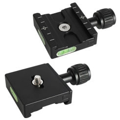 50mm Quick Release Plate Compatible for DSLR Arca Swiss Camera Tripod Ball Head Monopod, Comes with Spanner