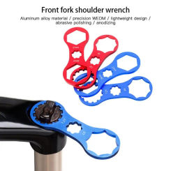 MTB Bike Fork Shoulder Wrench Bicycle Front Fork Repair Tools For Suntour XCR XCT XCM RST 8/12T 27/28mm Front Fork Removal Tool