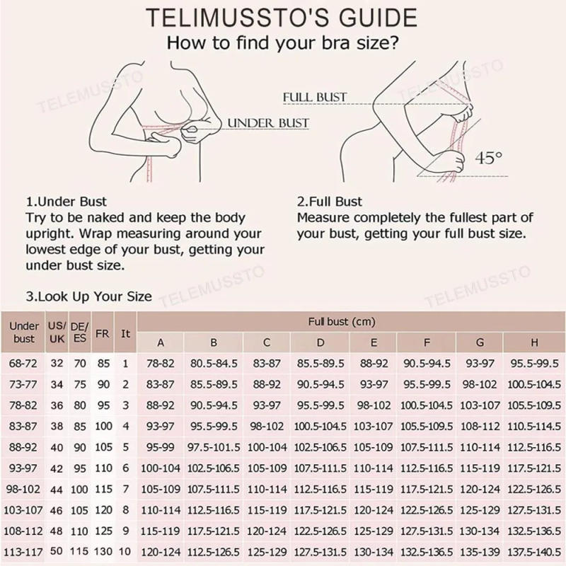 Description Picture 4 of itemBig Size Bra For Women Wire Free Bralette White Comfortable Everyday Floral Thin Full Coverage Plus Size Bras B C D E F G H I